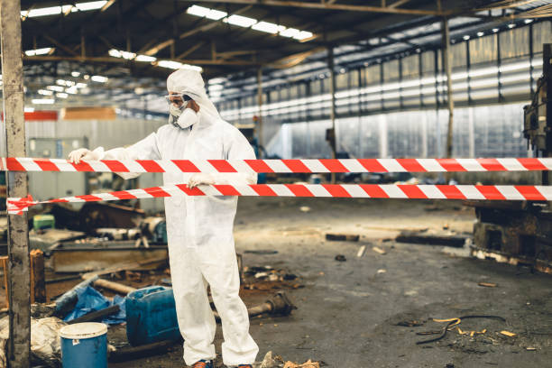 Professional Biohazard technician working in Golconda, NV
